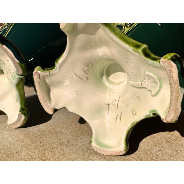 Antique Art Nouveau Porcelain Vases with Handles from Julius Dressler Biela, Austria, 1910s, Set of 2 For Sale - Image 10 of 14