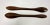 Late 20th Century MCM Carved Teak Wood Mop Inlay Salad Spoon Fork Set Vintage For Sale - Image 9 of 10