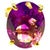 Bochic "Capri" Vintage Oval Shape Amethyst & Diamond Set In 18K Gold & Silver For Sale - Image 15 of 18