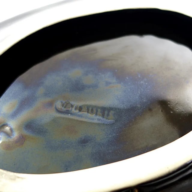 Mid-Century Modern Oval Majolica Wall Plate with Sea Creatures from Vallauris, 1960s For Sale - Image 11 of 13