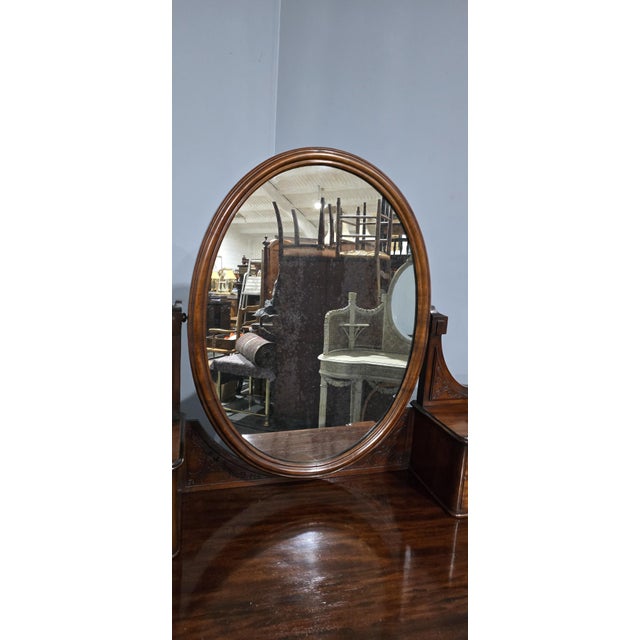 Victorian Mahogany Dressing Table, 1880 For Sale - Image 6 of 16