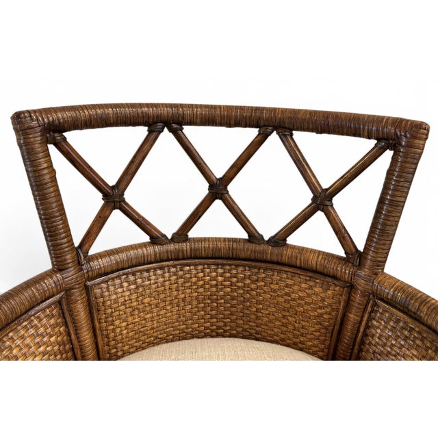 Lexington Tommy Bahama Bali Hai Kamala Bay Swivel Bar Stools, a Pair For Sale - Image 14 of 18