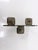 Triple candlestick from the 1970s, designed by Manfred Bergmeister for the Bergmeister metalworking company. Hallmark on...
