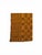 Mid 19th Century Antique Welsh Weave Overshot Coverlet in Mustard & Dark Brown For Sale - Image 5 of 6