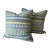 Multi-Color Gingham Check Throw Pillows: A Pair For Sale