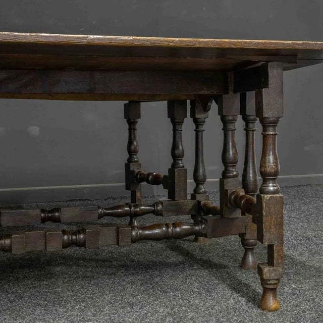 18th Century Oak Double Gateleg Table For Sale - Image 3 of 11