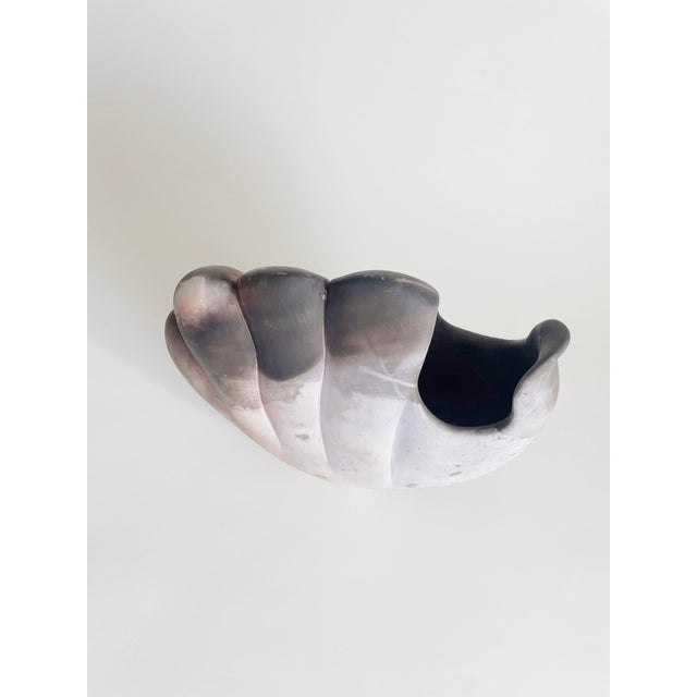 Abstract 1980s Signed Abstract Raku Vessel For Sale - Image 3 of 5