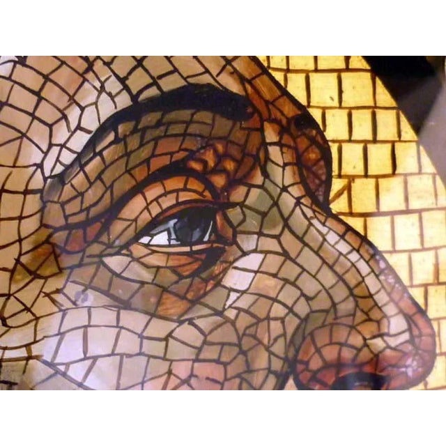 Antique Religious Paint on Glass For Sale - Image 3 of 9