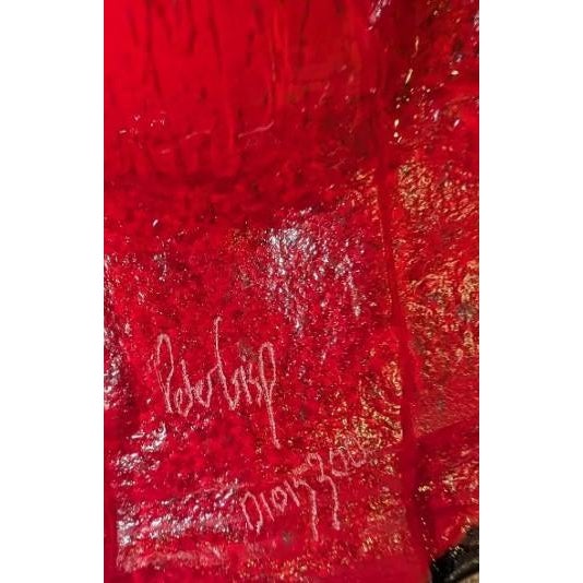 1990s Signed Peter Crisp Glass Art For Sale - Image 9 of 9