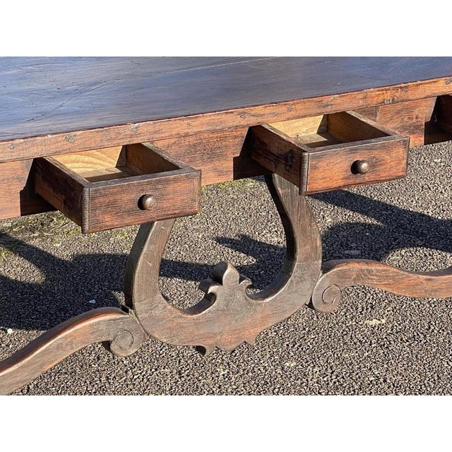 Farmhouse Dining Room Table For Sale - Image 4 of 9