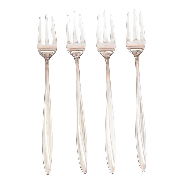Gorham Sterling Silver Cocktail /Oyster Forks Set of 4 Chairish