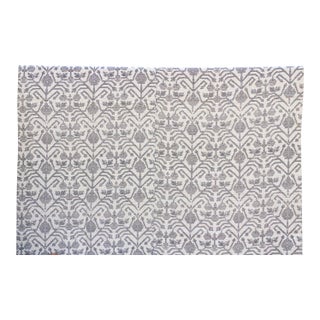 Udaipur Shadows Indian Block Print Coverlet For Sale