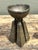 This vintage hammered bronze chalice is a masterful example of the Brutalist design movement, emphasizing raw, honest...