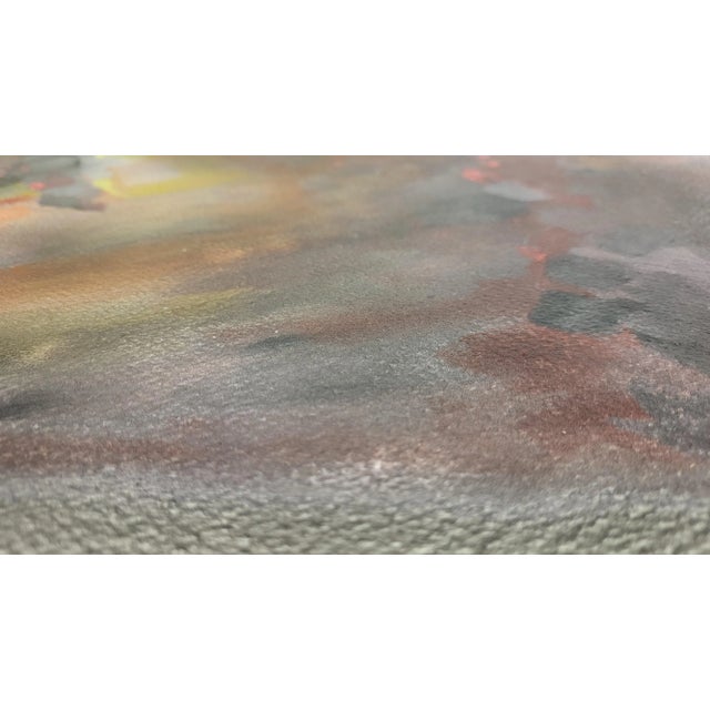 Paper Fernand Rolland, Abstract Composition, 1980s, Mixed Media on Paper For Sale - Image 7 of 9