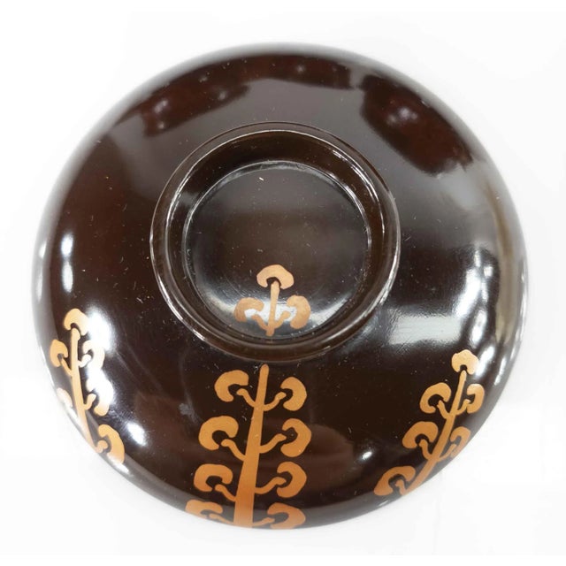 Japanese Boxed Lacquerware Cups For Sale - Image 4 of 13