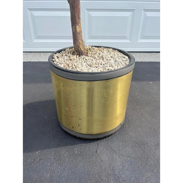 Mid Century Modern Mixed Metal Curtis Jere Style Tree For Sale - Image 11 of 12