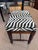 Wood Early 19th Century English Walnut Bench With Zebra Epingle Cushion For Sale - Image 7 of 9