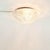 Metal Mid-Century Modern Art Deco Geometric Transparent Glass Ceiling Light from Limburg, Germany, 1970s For Sale - Image 7 of 11