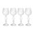 Rialto Twisted Optic White Wine Glasses, Set of 4 For Sale In Los Angeles - Image 6 of 6