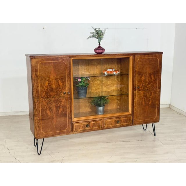 Vintage Highboard or Display Cabinet For Sale - Image 11 of 11