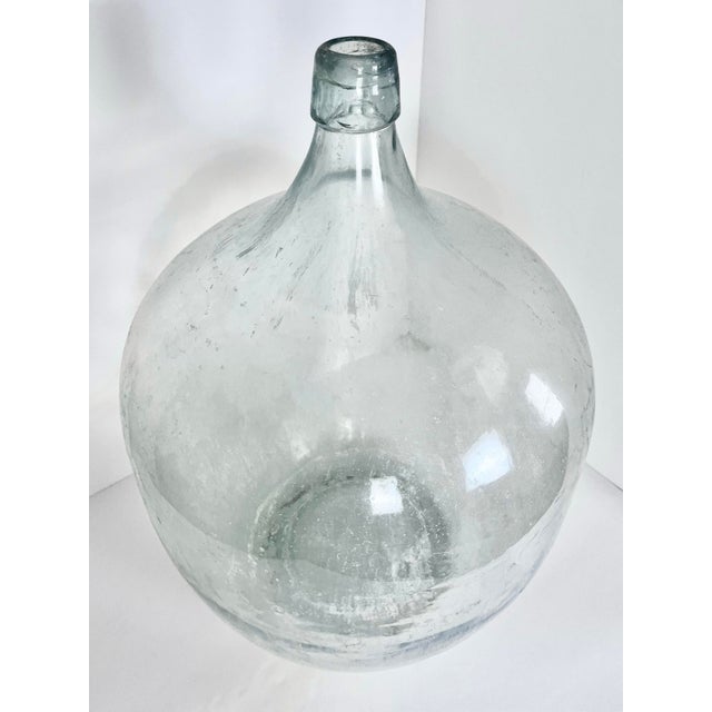 Antique blown glass Demijohn or Decanter. Sometimes referred to as a 'Wine Balloon'. Perfect for a large display piece!...