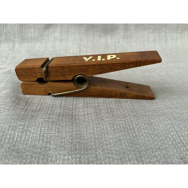 Vintage Oversized Wooden Clothespin For Sale - Image 16 of 16