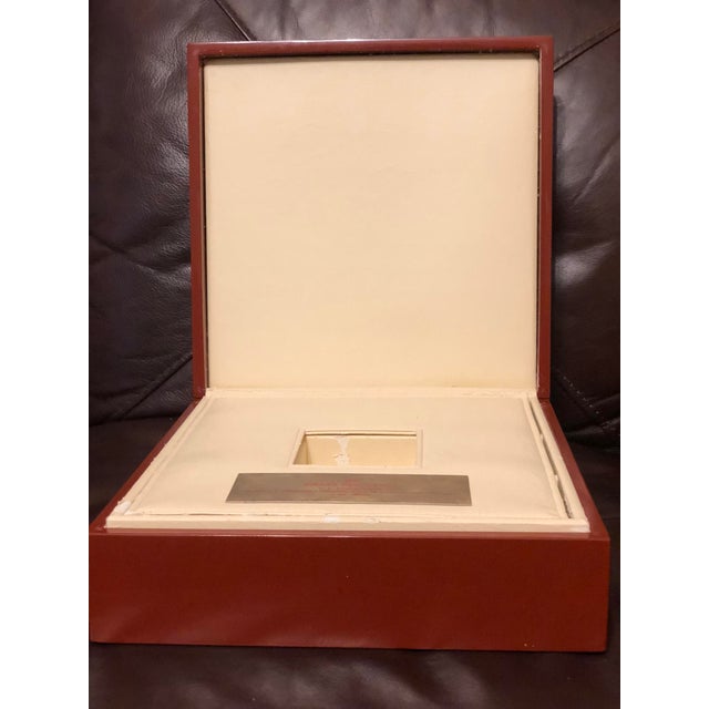 Wood 1999 Girard-Perregaux Ferrari Foudroyante Titanium Watch Box No. 19/100 For Sale - Image 7 of 10