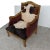 Louis XV Style Cowhide Lounge Chair For Sale In Houston - Image 6 of 9