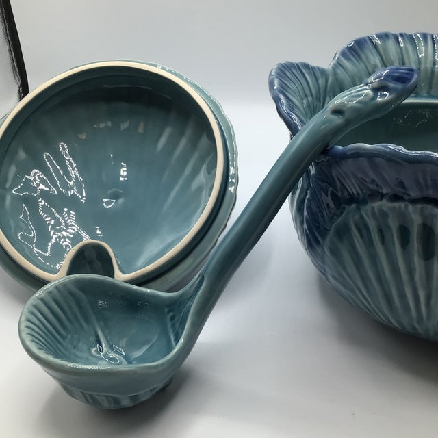 Olfaire Portugal Cabbage Soup Tureen With Ladle For Sale - Image 12 of 12