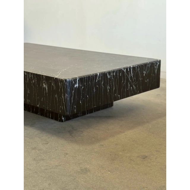 Modern 1980s Post Modern Lacquer Coffee Table For Sale - Image 3 of 11