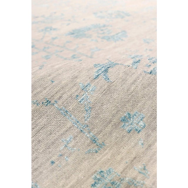 Pasargad Home Transitional Silver Area Rug-9' 0" X 11'10" For Sale - Image 4 of 7