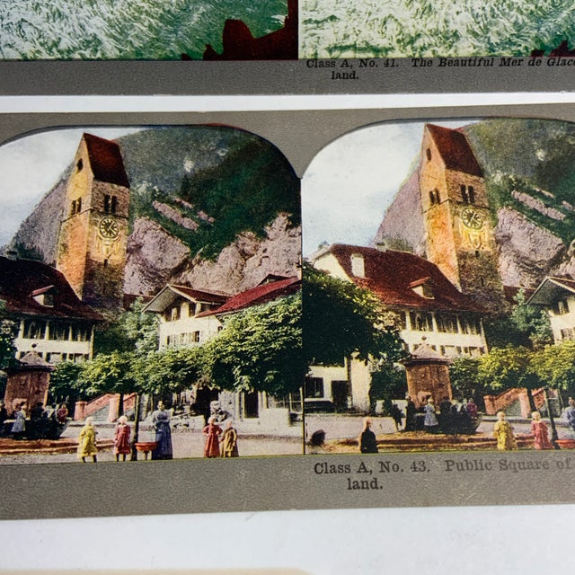 Late 19th Century 1895 Stereoviews Canada Switzerland Set of 5 For Sale - Image 5 of 7
