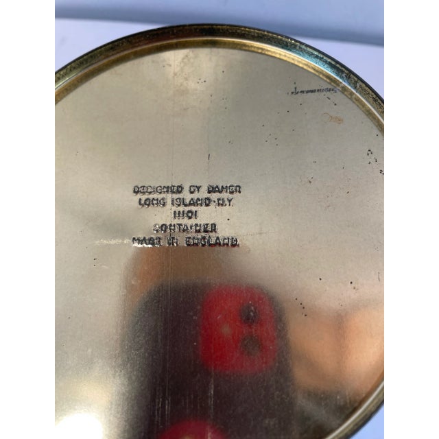 Metal Vintage English Biscuit Tin For Sale - Image 7 of 7