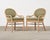 Wood Set of Eight McGuire Organic Barley Twisted Rattan Dining Chairs For Sale - Image 7 of 18
