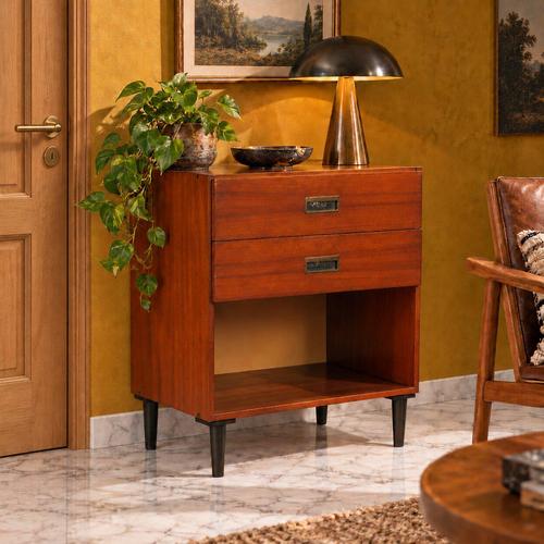1960s cabinet characterized by a sleek and functional design typical of Italian craftsmanship of the era. The structure is...