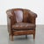 Dark Sheep Leather Club Chair For Sale - Image 13 of 13