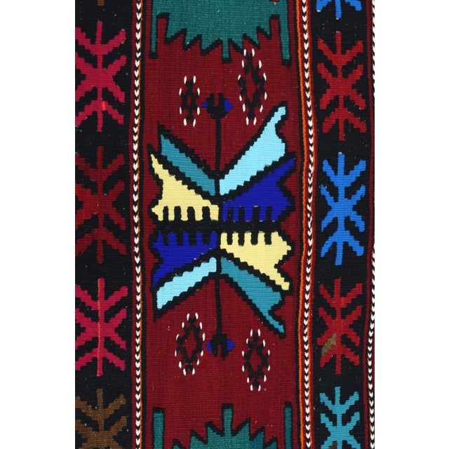 Vintage Turkish Kilim Rug Runner -3′3″ × 10′9″ For Sale - Image 6 of 13