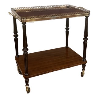 Leighton Hall Serving Cart/Trolley - Showroom Sample For Sale