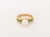 Late 20th Century Vintage 14k Yellow Gold and Cultured Pearl Emerald Ring For Sale - Image 5 of 8