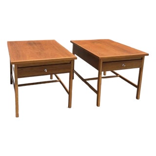 Fully-Refinished Lane Delineator End Tables by Paul McCobb For Sale