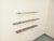 Large Vintage Wall Shelf in Smoked Glass and White Metal, String Tomado Style, from the 1960s, 1970s For Sale - Image 12 of 17