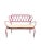 1950s Red Lacquered Iron Garden Sofa by Gio Ponti for Casa E Giardino, 1950s For Sale - Image 5 of 5
