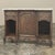 Antique French Louis XV Display Buffet With Travertine Top For Sale - Image 4 of 18