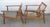 Mid 20th Century 2 Danish Modern Wooden Lounge Chairs For Sale - Image 9 of 14