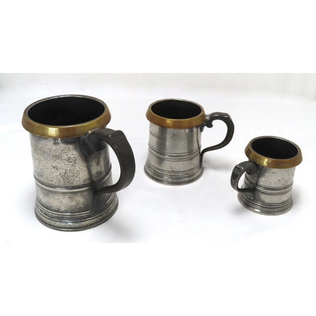 This truly is an Exceptionally Nice All Original Matched Set of 3 Late 19th Century English The set includes a Half Pint -...