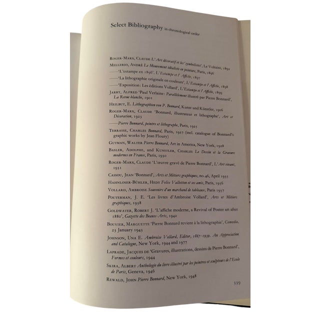 Bonnard: The Complete Graphic Work by Francis Bouvet 1981 Hardcover 536 Illustrations For Sale - Image 10 of 12