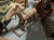 Tan Oversized Vintage Wicker Children's Rocking Horse For Sale - Image 8 of 11