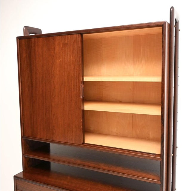 Brown Vintage Danish Cabinet from Kurt Ostervig, 1960s For Sale - Image 8 of 11