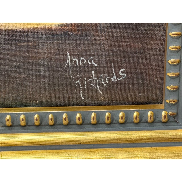 Brown Historic Oil Painting After Jean Leon Gerome Ferris – Benjamin Franklin, John Adams & Thomas Jefferson Drafting the Declaration of Independence For Sale - Image 8 of 18