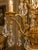 1990 French Louis XVI Gold Bronze Crystal Candelabra Table Lamp For Sale - Image 11 of 16